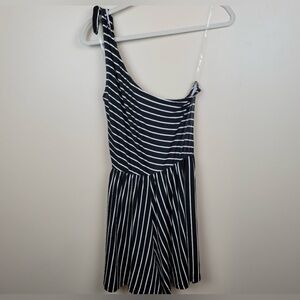 Cato Black and White One-Shoulder One Piece